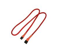 - Rallonge de câble d'alimentation de ventilateur - alimentation interne - 3 broches (F) pour alimentation interne - 3 broches (M) - 60 cm - rouge