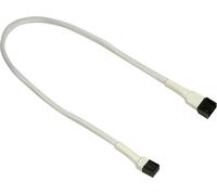 Nanoxia Rallonge Molex 3 broches - 30 cm - blanc