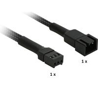 Nanoxia Rallonge Molex 3 broches - 30 cm - noir