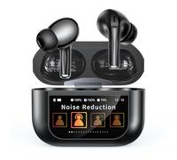 NANSLS Écouteurs sans fil, Bluetooth 5.4, écouteurs antibruit ENC avec 48 heures de lecture, son stéréo basses, compatibles avec iPhone Air/17/16/15/14/Android, Pad - Noir