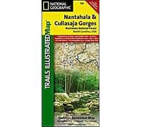 Nantahala National Forest East Map [Nantahala And Cullasaja Gorges]