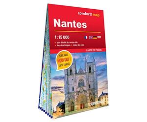 Nantes 1/15.000 (carte laminée format poche - plan de ville)