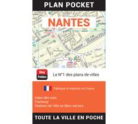 Nantes, Loire-Atlantique - Plan de ville "pocket" | Blay Foldex
