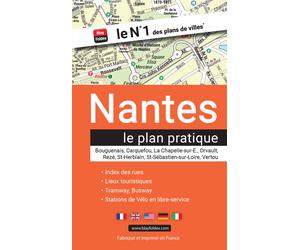 Nantes - Plan de ville pratique | Blay Foldex
