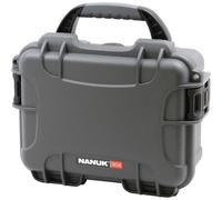 NANUK 904 Série Compacte (Vide) - Valise de Protection légère et étanche en résine NK-7, idéale pour Appareil Photo Hybride ou Radio bi-directionnelle (25,91 x 20,07 x 11,43 cm) - Graphite