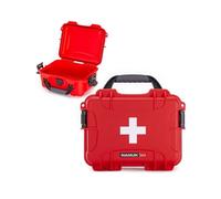 Nanuk Koffer 904 vide - Avec Logo premiers secours - Rouge