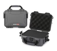 NANUK 904 Valise Rigide de Protection avec Mousse Prédécoupée, Étanche | 25,9 x 20,1 x 11,4 cm, Protège Appareils Photo et Accessoires, Mousse Personnalisable, Ajustement Précis, Robuste, Graphite