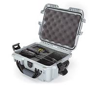 Nanuk 905 Étui Rigide étanche avec Insert en Mousse pour Microphone Sennheiser EW/Sony UWP/Senal Argenté