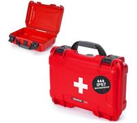 NANUK 909 Valise Premiers Secours Vide - Idéale pour Organiser Une Trousse de Secours, certifiée IP67, Antichoc, résistante à la poussière et Flottante. (28,96 × 17,78 × 9,40 cm) - Rouge