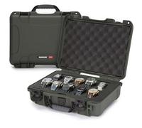 NANUK 910 - Valise de voyage étanche pour montres, 10 emplacements, résistante aux chocs et à la poussière, bagage cabine compatible, intérieur mousse premium (36,3 × 28,2 × 12 cm) - Olive