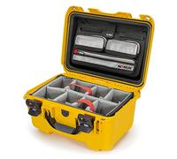 Nanuk 918 Valise Rigide étanche avec Couvercle Organiseur et séparateur rembourré Jaune