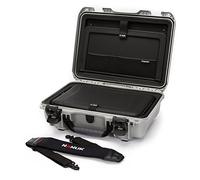 Nanuk 923 Housse Rigide étanche avec kit d'insertion pour Ordinateur Portable Argenté