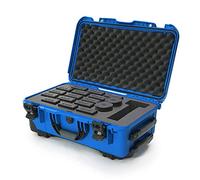 Nanuk 935 Coque Rigide étanche avec Insert en Mousse personnalisée pour DJI Inspire 2 Piles avec Roues Bleu