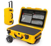 Nanuk 935 Mallette Rigide étanche avec Insert en Mousse Peluche et Organiseur pour couvercles, Jaune