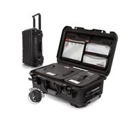 NANUK 935 Pro Photo Kit avec N-Cubiks - Valise de Protection Rigide et étanche en résine NK-7 avec roulettes, Organisateur de Couvercle et Inserts N-Cubik 13S & 13M (56 x 36 x 23 cm) - Noir