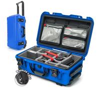 Nanuk Valise 935 avec couvercle organisateur/séparateur - Bleu - Valise Pro Photo Kit