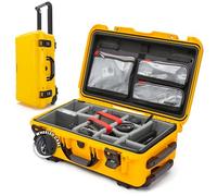 NANUK 935 Pro Photo Kit - Valise Rigide étanche pour Appareil Photo, avec séparateurs rembourrés et roulettes, 56 x 36 x 23 cm - Antipoussière et résistante aux Chocs, Bagage Cabine - Jaune