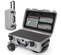 NANUK 935 - Valise de Protection légère et étanche en résine NK-7 avec Insert en Mousse Personnalisable et Organisateur de Couvercle (25,1 cm x 40,9 x 25,7 cm) (Argent)