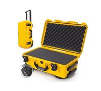 NANUK 935 - Valise de Protection légère et étanche en résine NK-7, avec roulettes et Insert en Mousse Personnalisable (56 cm x 36 cm x 23 cm) Homologuée Bagage Cabine (Jaune)