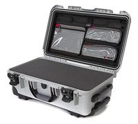 NANUK 935 Valise Rigide étanche avec Insert en Mousse Peluche und Organizer für Deckele - Argent