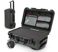 NANUK 935 Valise Rigide étanche avec Insert en Mousse Peluche und Organizer für Deckele - Olive