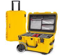 Nanuk 938 Étui Rigide étanche avec Couvercle Organiseur et séparateur rembourré Jaune