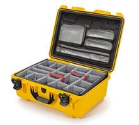 NANUK 940 Valise Rigide étanche avec Gepolsterten Trennwänden und Organizer für Deckel - Gelb