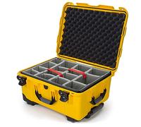 NANUK 950 Valise Rigide étanche avec roulettes et séparateur rembourré - Jaune