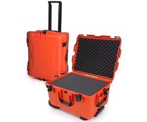 NANUK 960 - Valise de Protection légère et étanche en résine NK-7 avec Insert en Mousse Personnalisable (64,52 cm × 50,80 cm × 36,83 cm) - Orange