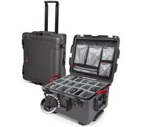 NANUK 960 Valise Rigide étanche avec Gepolsterten Trennwänden und Organizer für Deckel - Graphit