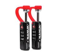 NANUK Cadenas approuvé TSA (Lot de 2) - Cadenas de voyage Durable et Sécurisé avec anse en acier ultra-résistant aux coupures et inoxydable
