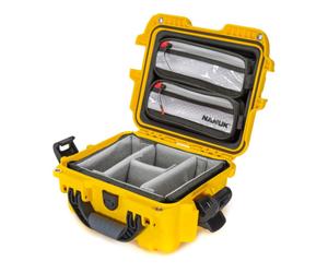 Nanuk Mallette 905 avec couvercle org. - avec séparateur - Jaune - Étui Pro Photo Kit