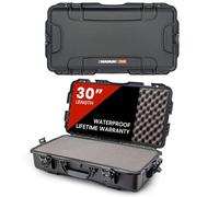 NANUK Mallette rigide avec mousse et roues - 76,2 cm à 139,7 cm de long, insert en mousse personnalisable, étanche IP67 et résistant à l'écrasement, construction robuste pour une protection ultime