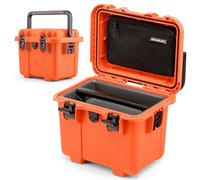 Nanuk Trail 10 - Valise de Rangement étanche pour Camping, pêche, Chasse et Rangement en Plein air (32,8 × 24,6 × 26,2 cm) - Orange