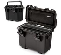 Nanuk Trail 15 - Valise de Rangement étanche et écologique pour Camping, pêche, Chasse et Rangement en Plein air (41,9 × 23,6 × 28,2 cm) - Noir