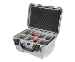 Nanuk Valise 918 avec séparateur rembourré - Argent