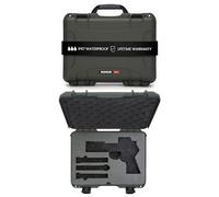 NANUK Valise rigide étanche 910 avec insert en mousse pour pistolet optique Vert olive