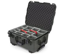 NANUK Valise Rigide étanche 950 avec roulettes et séparateur rembourré Olive