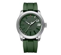 NANVIFORCE Montres de Mode avec Bracelet en Silicone Top Marque de Luxe Montre Sport Hommes, argent