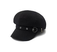Nanwansu Béret pour femme - Casquette classique pour l'automne et le printemps, noir, Taille unique
