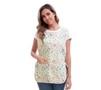 Nanxson Femmes Tablier de Cuisine Coton Motif Gilet Imprimé avec Lacets Tablier avec 2 poches pour la cuisine, la pâtisserie