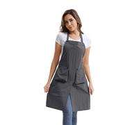 Nanxson Tablier de cuisine unisexe Tablier imperméable pour femmes avec bandeau réglable pour la peinture, le jardinage
