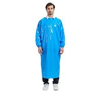 Nanxson Tablier de travail Tablier de chef Tablier imperméable Tablier TPU Toilettage des animaux de compagnie Manches longues Tablier de chef Tablier à bavette avec tablier écologique CFS0006