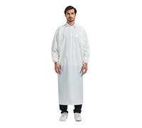 Nanxson Tablier de travail Tablier de chef Tablier imperméable Tablier TPU Toilettage des animaux de compagnie Manches longues Tablier de chef Tablier à bavette avec tablier écologique CFS0006