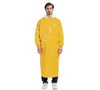 Nanxson Tablier de travail Tablier de chef Tablier imperméable Tablier TPU Toilettage des animaux de compagnie Manches longues Tablier de chef Tablier à bavette avec tablier écologique CFS0006