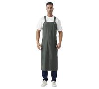 Nanxson Tablier de travail unisexe en caoutchouc imperméable pour l'industrie, la boucherie, le nettoyage, Vert armée., taille unique