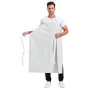 Nanxson Tablier imperméable Tablier en caoutchouc Tablier de boucher | Tablier de boucher résistant à l'huile, épais Tablier à bavette ultra-résistant pour boucherie, jardin, abattoir, pêche