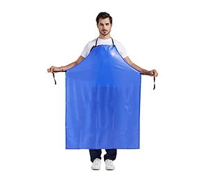 Nanxson Tablier imperméable unisexe en PVC Tablier de cuisine | Tablier de travail, tablier de boucher pour faire la vaisselle, donner un bain aux animaux domestiques, arroser le jardin