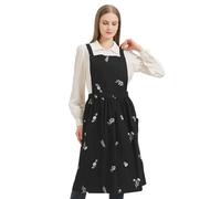 Nanxson tablier vêtements de protection vêtements de travail coton lin design découpé uni coton femmes nettoyage ménage mignon cuisine à la mode femmes CFL0009