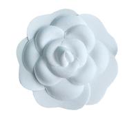 NANZU 6 pièces/Ensemble 55/75MM Broche de Fleur en Satin Blanc épinglette de Rose Broches de Rose Broche pour Femmes Hommes insignes de Fleur de camélia de Montagne Blanche Corsage